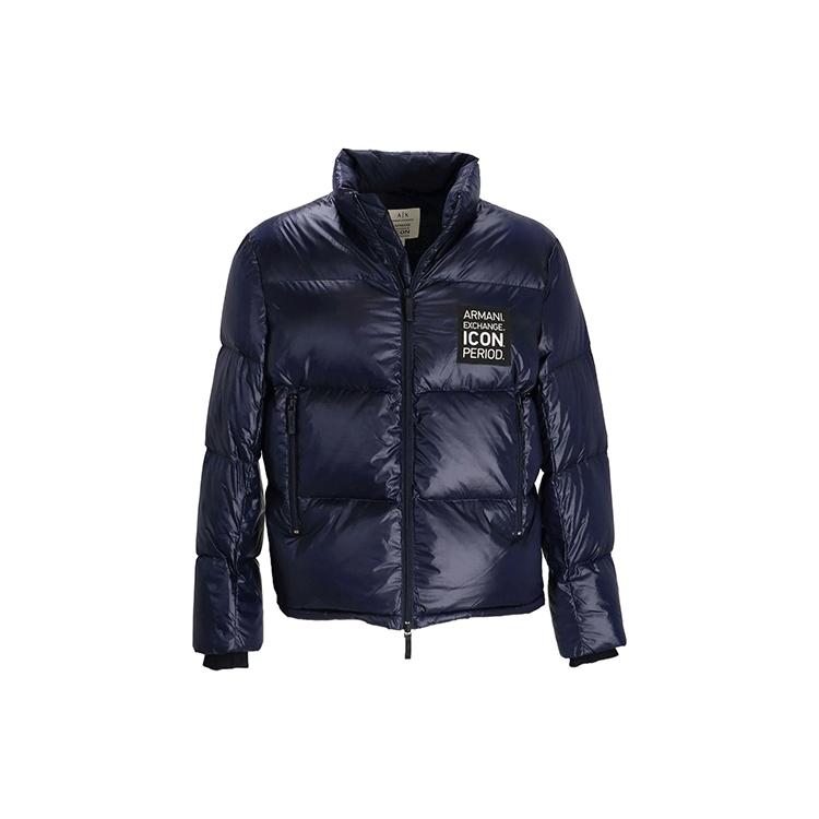 ARMANI EXCHANGE Logo-patch Zip-up Padded Down