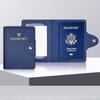 Women Men Fashion Business Passport Covers Holder Multi-Function ID Bank Card PU Leather Wallet Case Travel Accessories
