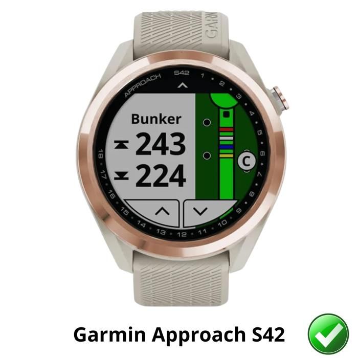 Ochrona ekranu dla Garmin Approach S42 [Pakiet 6] Folia Ochronna Plastikowa Odporna Ultra Cienka Phonillico