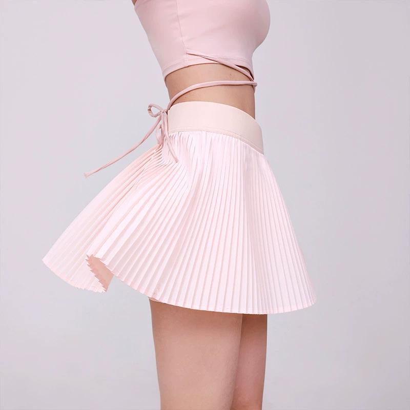 Women's Casual Sporty Pleated Skort - Breathable Tennis & Fitness Wear