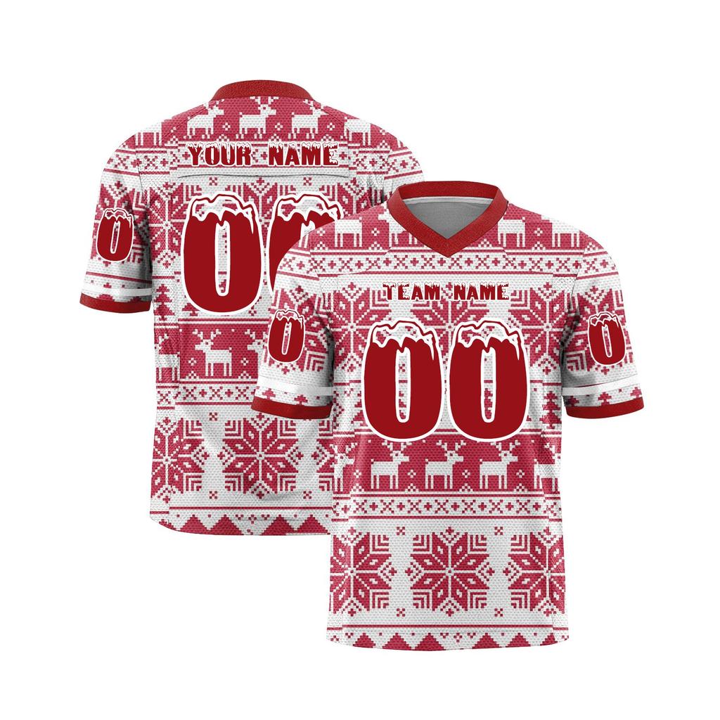 Custom Football Jerseys Personalized Printed Team Name & Number Sports Uniform For Men Women Youth1