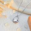 New Color Version of The Lucky Lotus Charm Necklace As A Decorative Accessory for Women in Light Luxury Style, Collar Chain