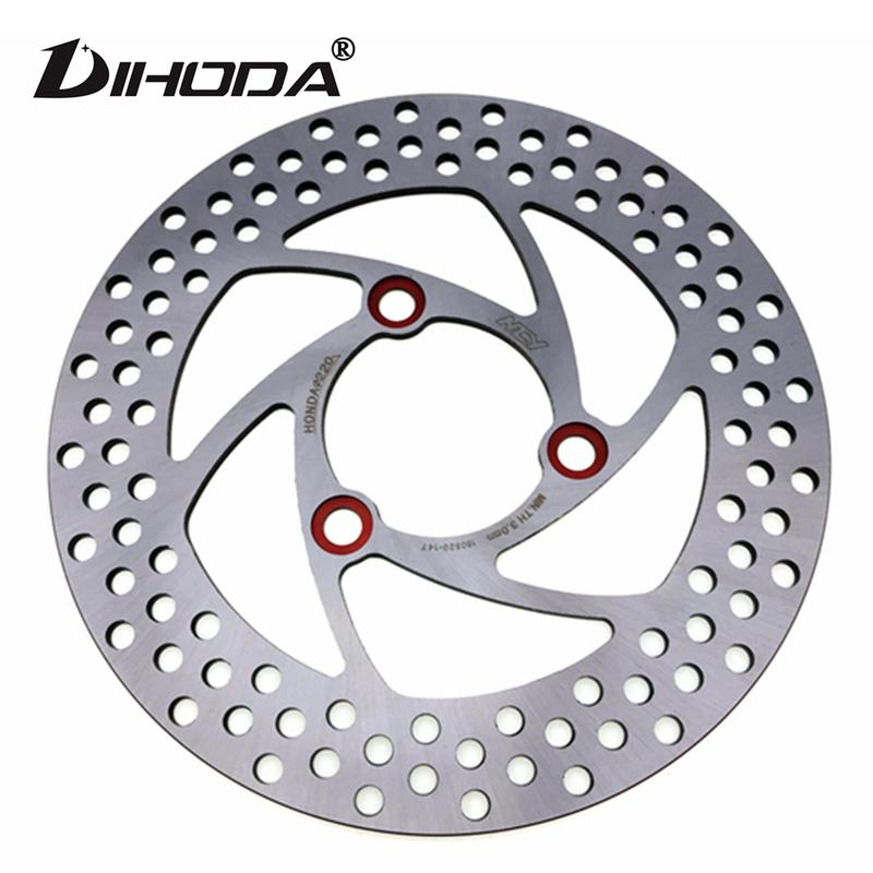 Universal 200mm 220mm 7.0 Pitch Stainless Steel Motorcycle Scooter Brake Front Rear Disc Disks For Yamaha Honda Kawasaki Suzuki