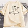 Retro Frog Self Care TShirt Funny Cute Frog Tshirt Casual Short Sleeve ONeck Tops Frog Lover Gift Positive Mental Health Shirt