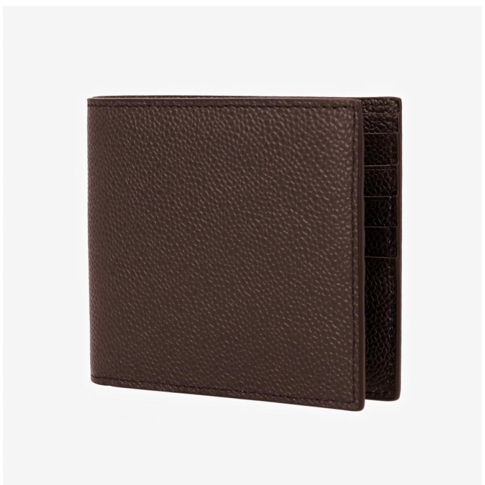 Thom Browne Pebble Grain Three Stripe Wallet Maw023a 00198 205