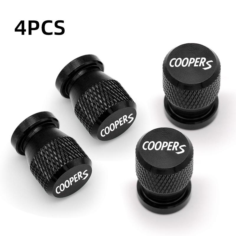 Car Wheel Tire Valve Caps Tyre Stem Covers Airdust Waterproof For MINI Cooper One JCW Countryman Clubman R60 R57 R55 R56 R53 TD1