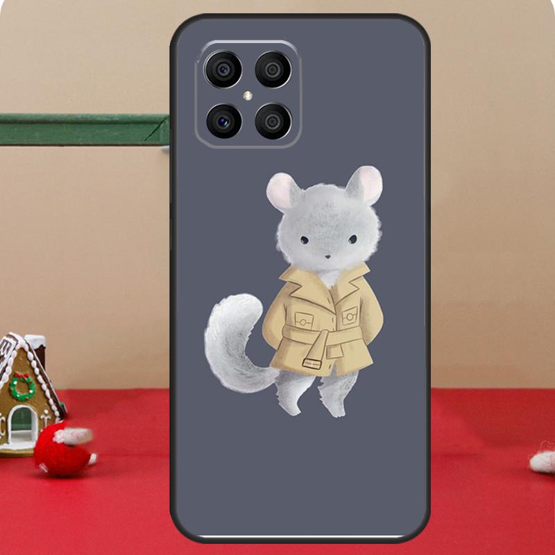 Cute Cartoon Chinchilla Case For Honor Magic 8 Pro 6 7 Lite Honor 400 200 50 70 X8c X8b X9a X9b X9c X9d Win RT Coque
