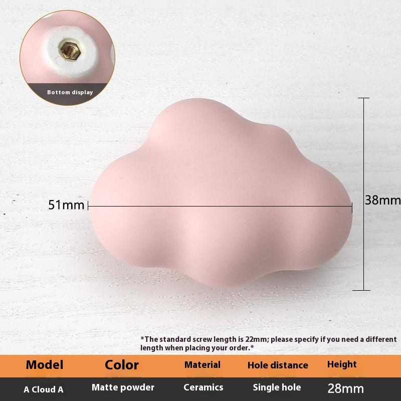 Keramik Schrankgriffe im nordischen Stil für Kinderzimmer, Macaron-farbenfrohe runde Schubladenknöpfe und -griffe, Möbelgriffe für Kinder