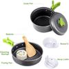 Camping Cookware Kit Outdoor Portable Aluminum Alloy Ds200 Kettle Pan Pot Cooking Set Tableware Equipment