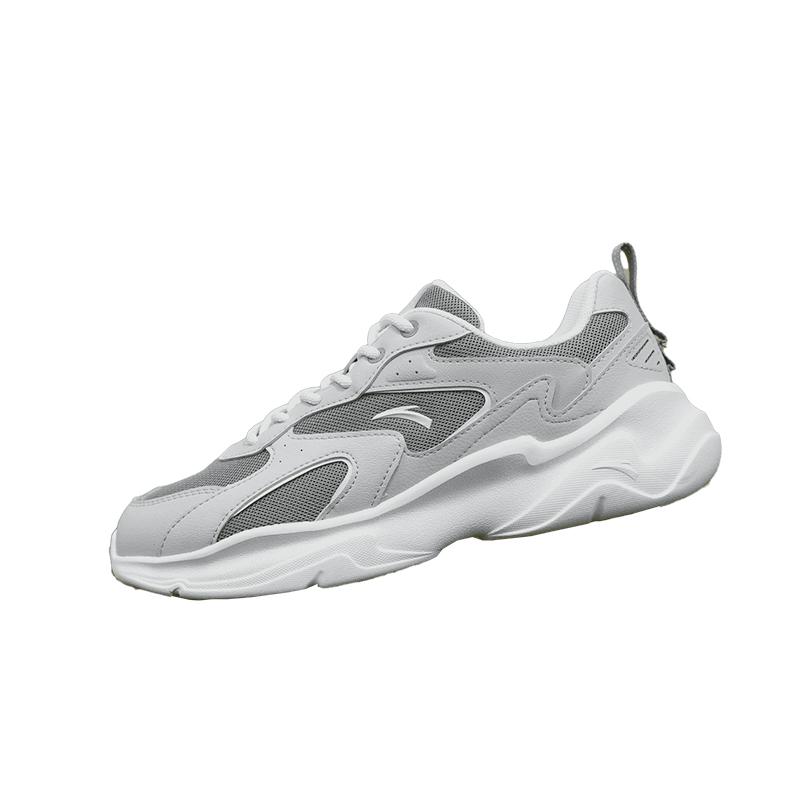 Anta Tide Worship Comfortable Fashion Non-Slip Wear-Resistant Low-Top Casual Shoes Men Casual Shoes Gray 112448801R-3