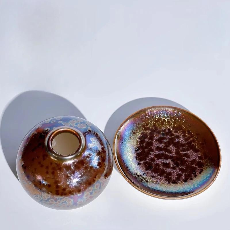 Metal Glaze DIY Pottery Handicrafts Coloring Glaze 350ml/ Bottle Medium Temperature Firing Ceramic Crystallization Kiln Changing