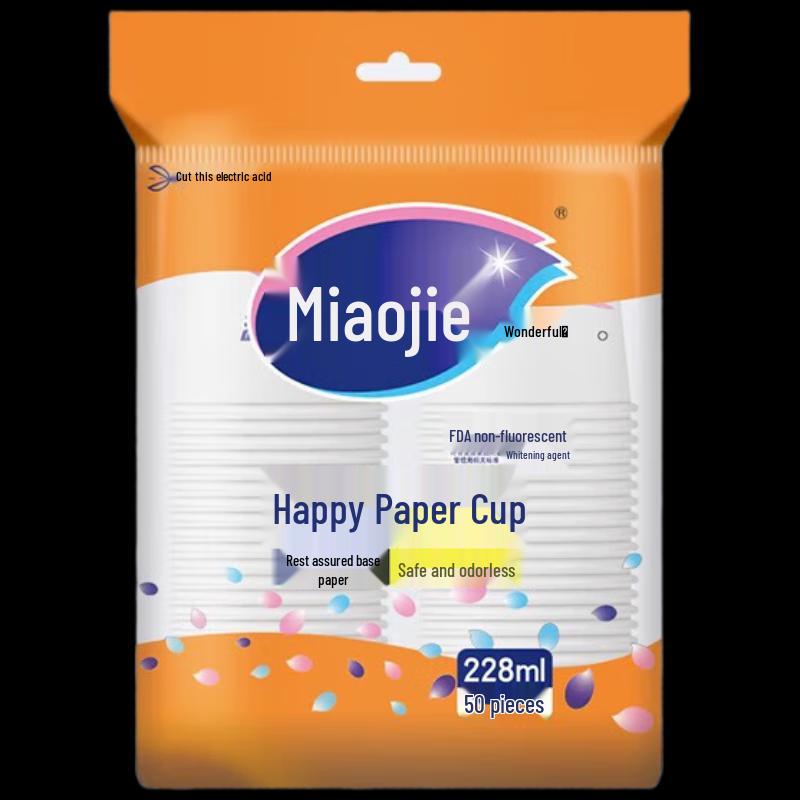 Miaojie Disposable Food-Grade Paper Cups