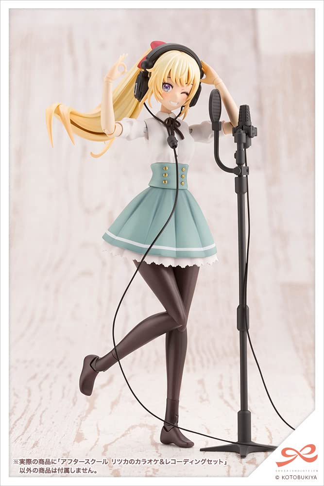 KOTOBUKIYA Sosai Garden After School Karaoke Recording Set Height 141mm Scale Plastic Model Girls' Ritsuka's & Approx. 1/10