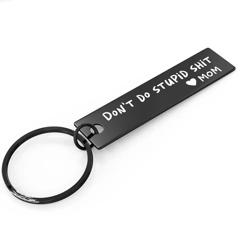 Charming Dont Modern Do Stupid Shit Stainless Steel Keychain Perfect For Gifts
