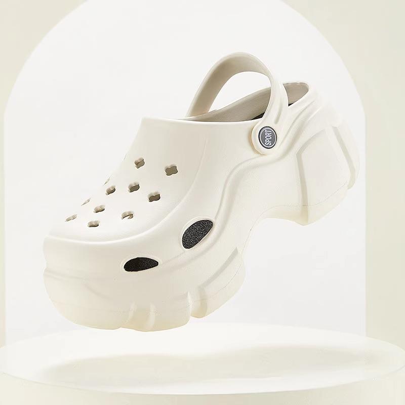 Adorable Kids' Non-Slip Puppy Clogs for Girls - 2025 Summer Beach Toe Slippers with Thick Soles