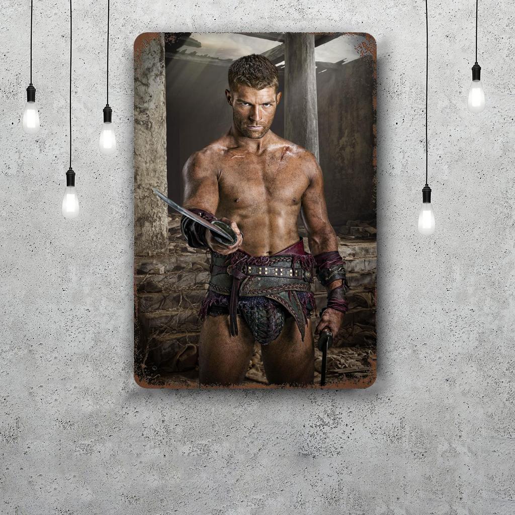 Spartacus Retro Vintage Blechschild Poster Dekorative Plakette Metallplatte Wanddekoration