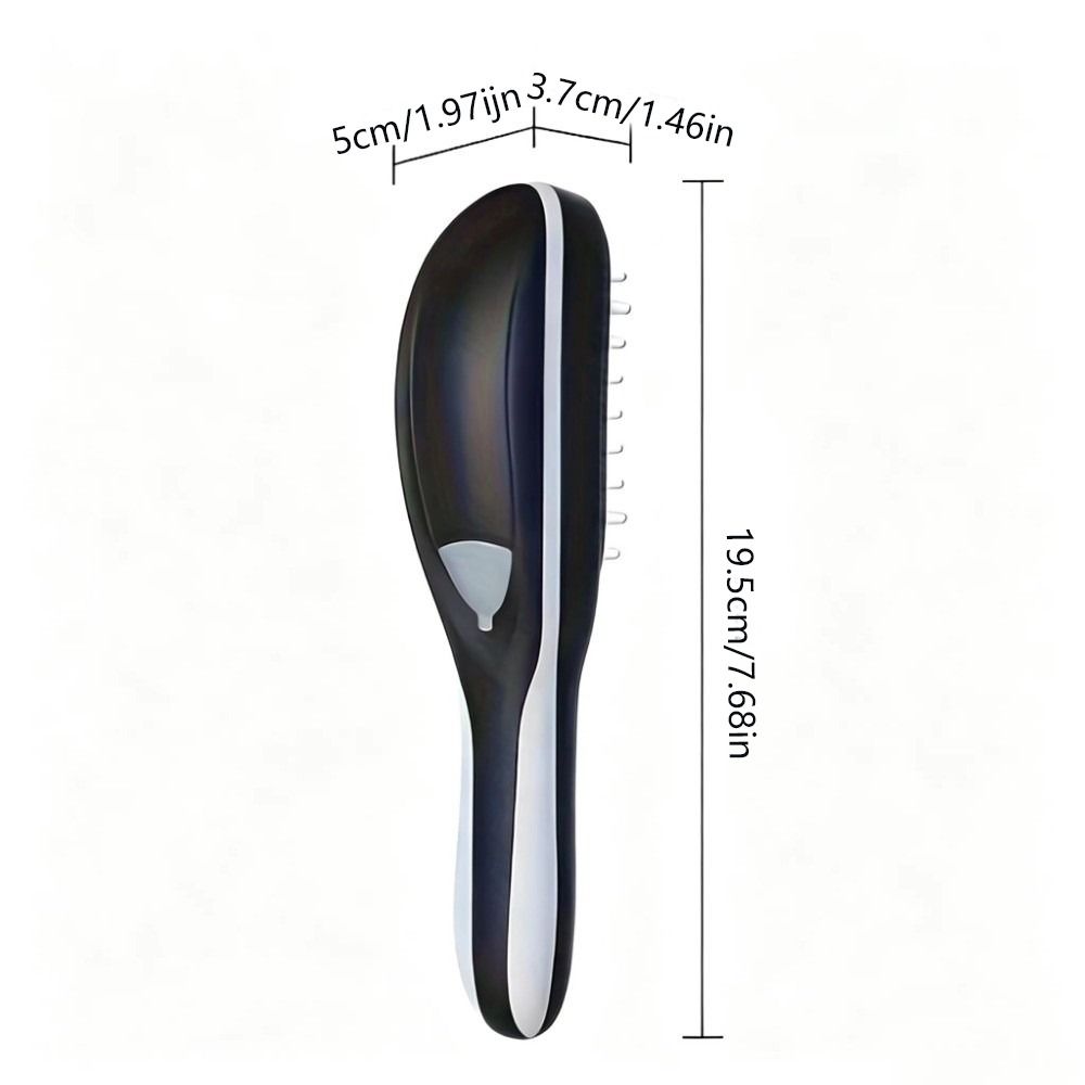 Red Light Blue Light Scalp Massager Ultrasonic Vibration Spray Massage Comb Gift for Girlfriend