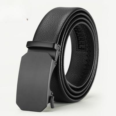 Men's Belt Automatic Buckle Belt High End Business Middle Aged and Young Men's Versatile Belt