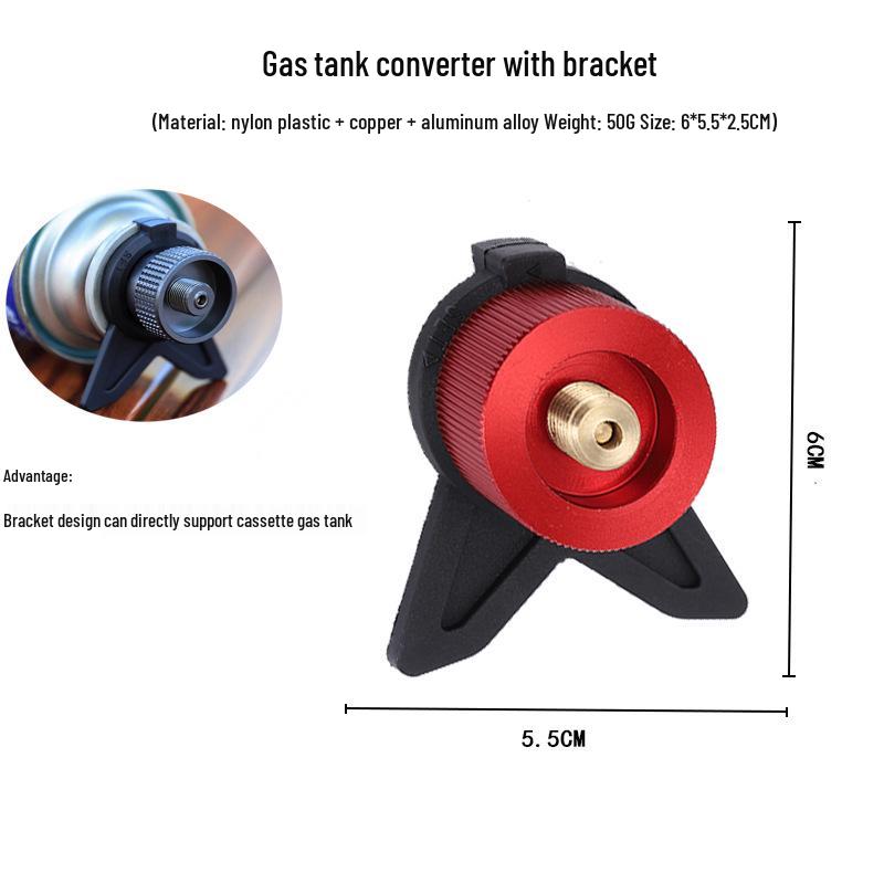 Selbstabdichtender Outdoor-Kocher Gasumwandler Kupferkopf
