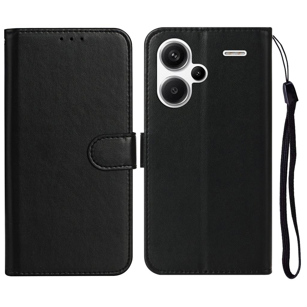 For Xiaomi Redmi Note 13 Pro+ 5G Case PU Leather Magnetic Clasp Flip Phone Cover