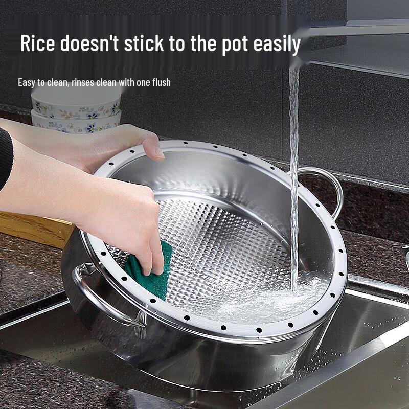 Sule 36CM Two-Layer Stainless Steel Steamer Pot