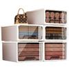 Transparent Plastic Drawer Storage Box Bedroom Closet Organization Large Capacity Dustproof Clothes Organizer PP Material
