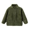 Men Kids Boys Girls Winter Full Zip Up Warm Fleece Jackets Women's Sherpa Jacket Thicken Thermal Outdoor Fluffy Coat Zip Pocket Outwear