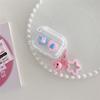 Pink blue bear rabbit for apple AirPods second generation bluetooth headset case apple pro1 earphone case sweet