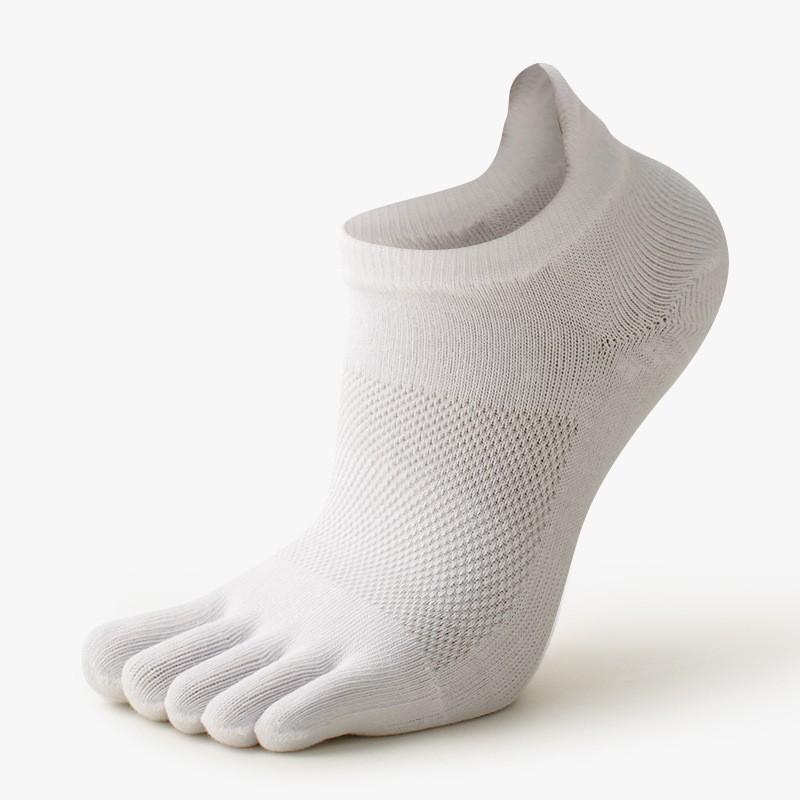 Womens Toe Socks Mesh Breathable Thin Low Cut Sports Cotton