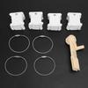 120pcs With Bobbin Winder Embroidery Floss Bobbins Plastic Cross Stitch Bobbins  For Cross Stitch