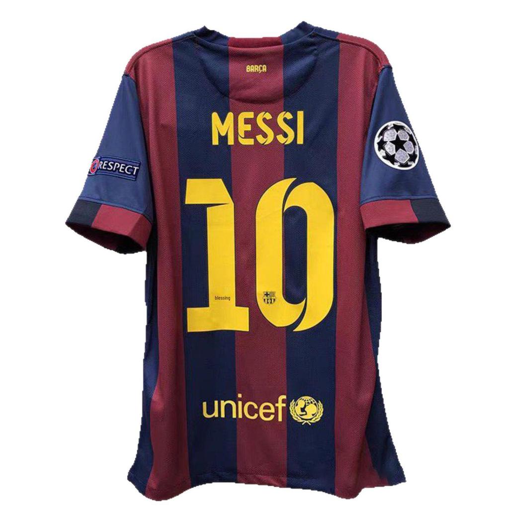 Retro Barcelona Heimtrikot - Neymar Kurzarm Fußballtrikot (Staffeln 13-15)