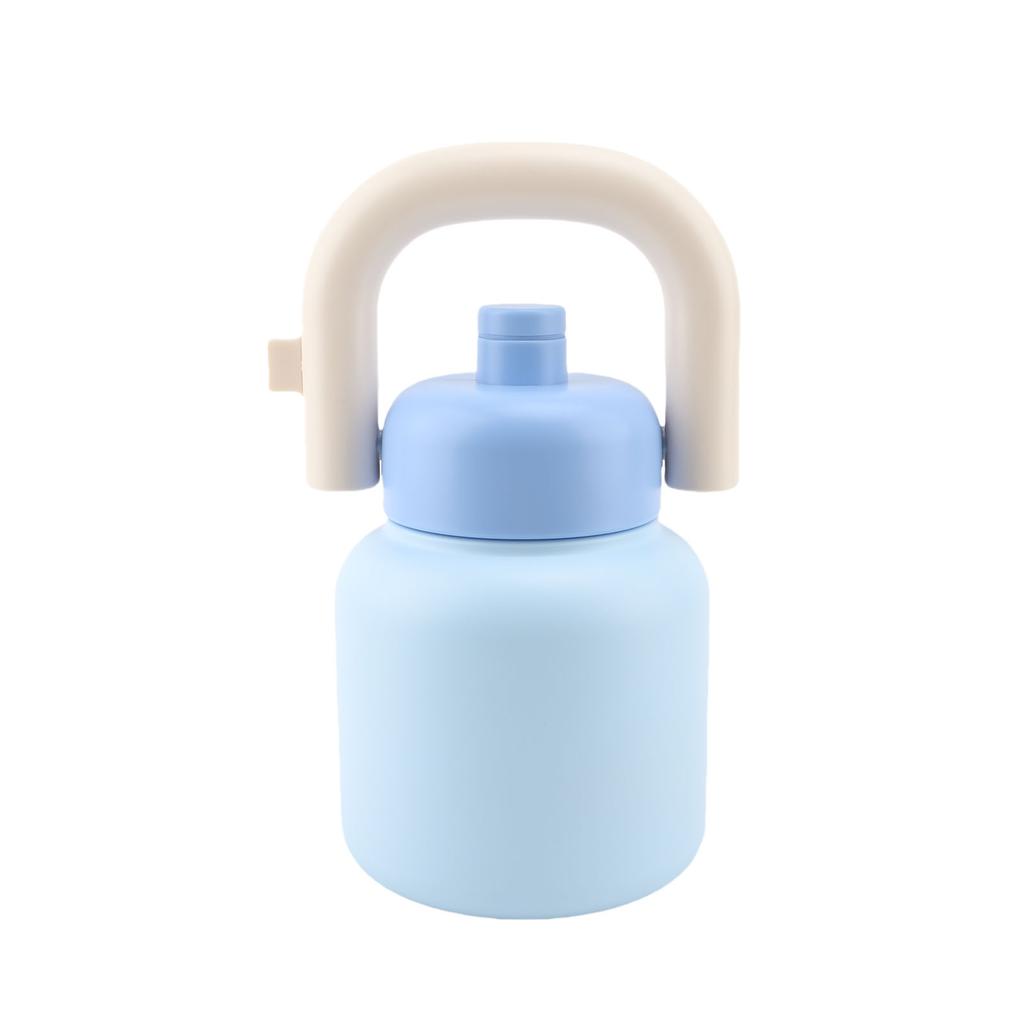 Insulated Water Bottle with Straw And Lid 316 Stainless Steel 1000ml Insulated Water Cup with Handle and Strap for Hot Cold Drink