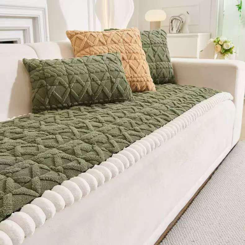 

Thickened Non-Slip Plush Sofa Cushion - Autumn/Winter Design Cushion Cover 30*50cm