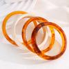 DIEZI Ein Set Vintage Bernstein Harz Acryl Armreifen Mode Ethnisch Trendig Geometrisch Breite Armreifen Für Frauen Männer Armband Schmuck