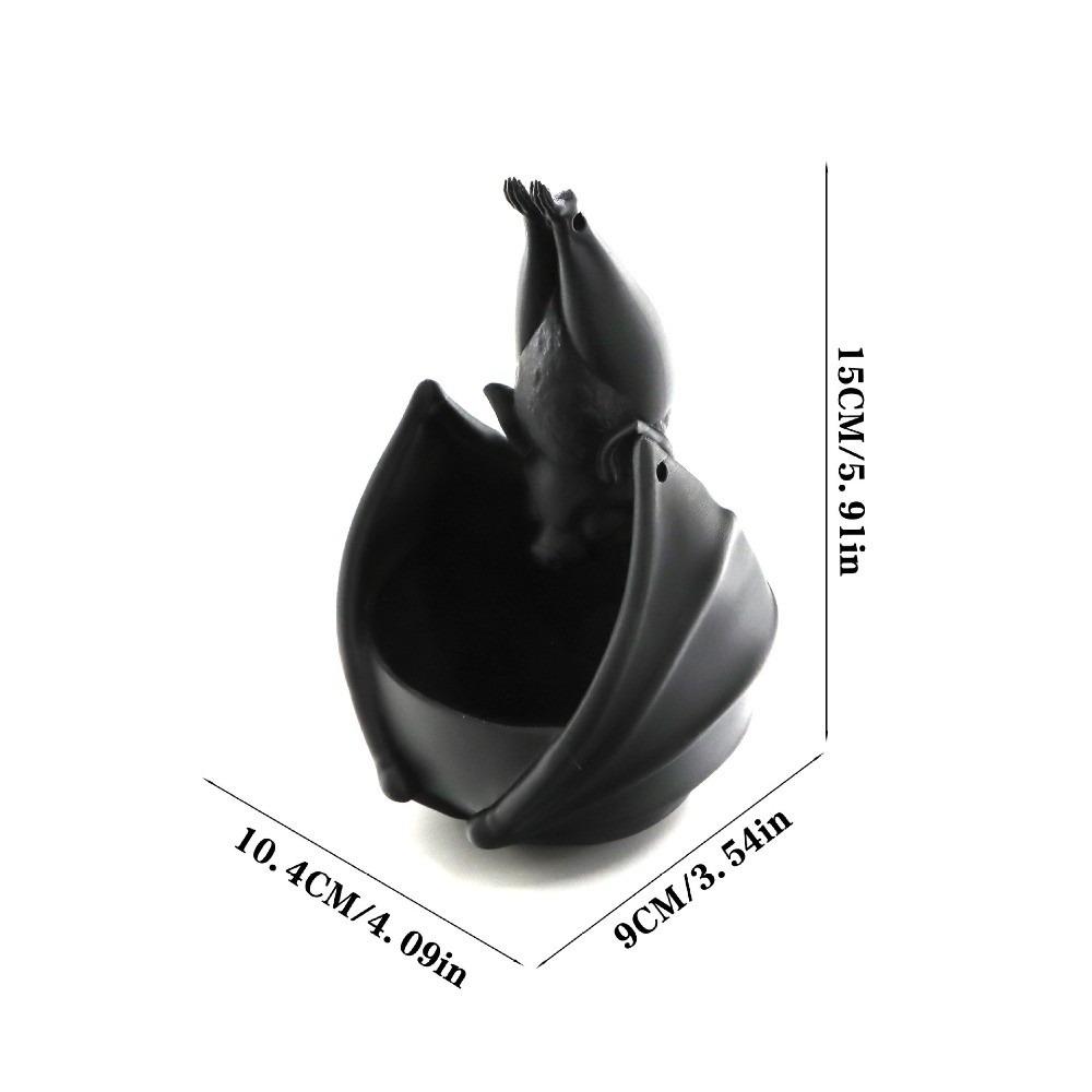 Plastic Hanging Bat Plant Pot Gothic Style Hanging Flower Pot Bat Hanging Planter Outdoor Garden