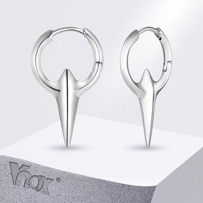 Vnox Osobowość Fajne Męskie Kolczyki Koła, Kolorowe Metalowe Koła, Punk Hiphop Piercing Biżuteria na Uszy
