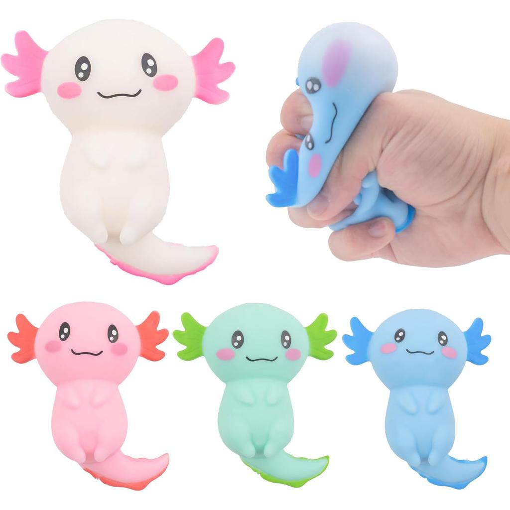 Cute Salamander Flour Squeezable Toy, Stress Relief Toy For Kids, Slow-, Suitable For Adults(Random Color).