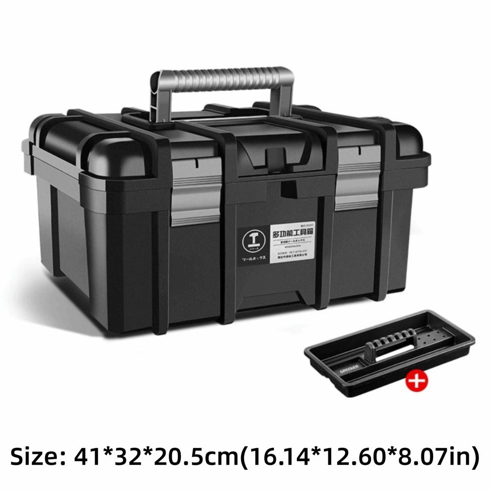 Koffer mit großer Kapazität Hardware-Teile-Box 22 Zoll Werkzeug-Organizer Garage Werkstatt