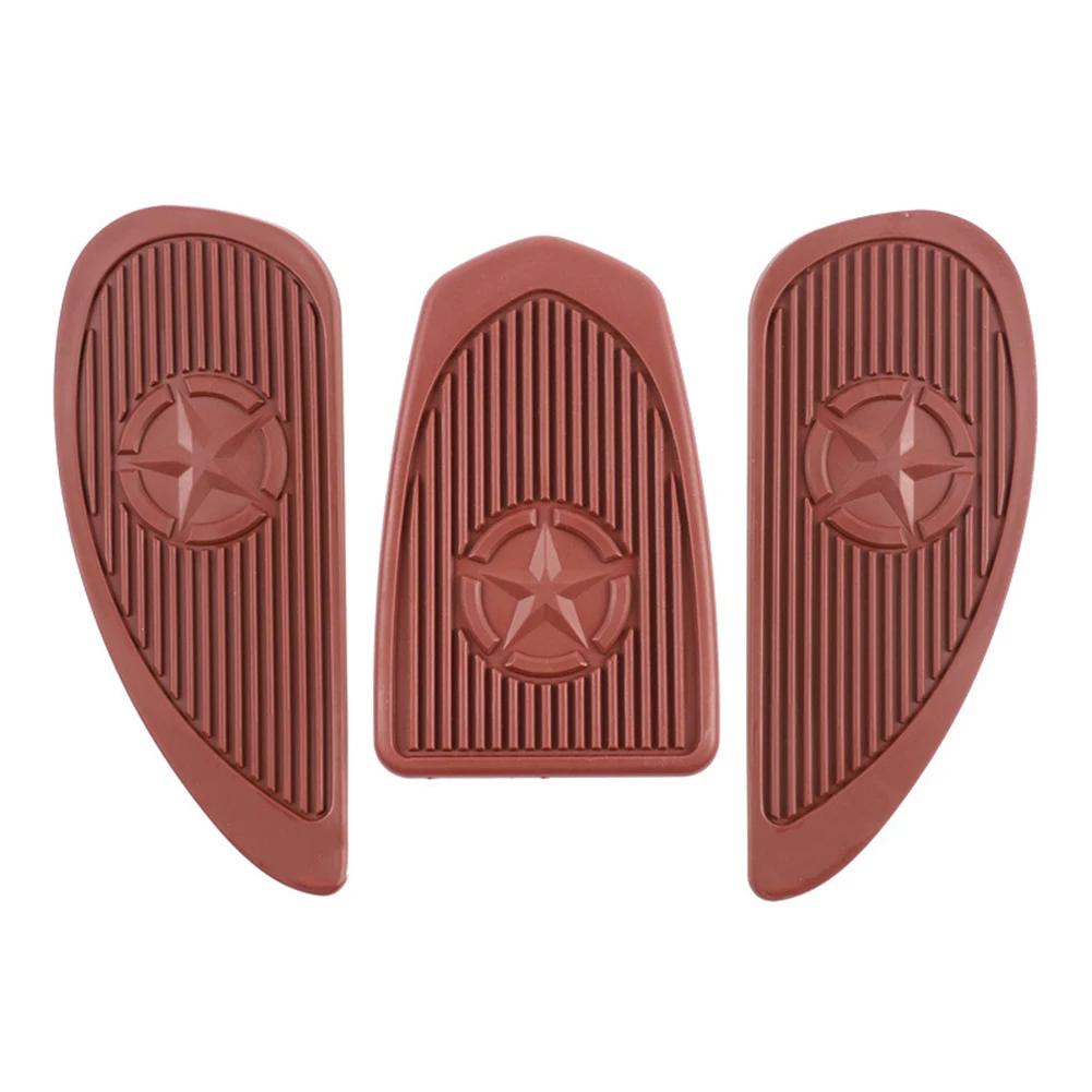 

Универсальный мотоцикл Cafe Racer накладка на топливный бак боковая наклейка на бензобак защита колена винтажные боковые панели для Honda Yamaha