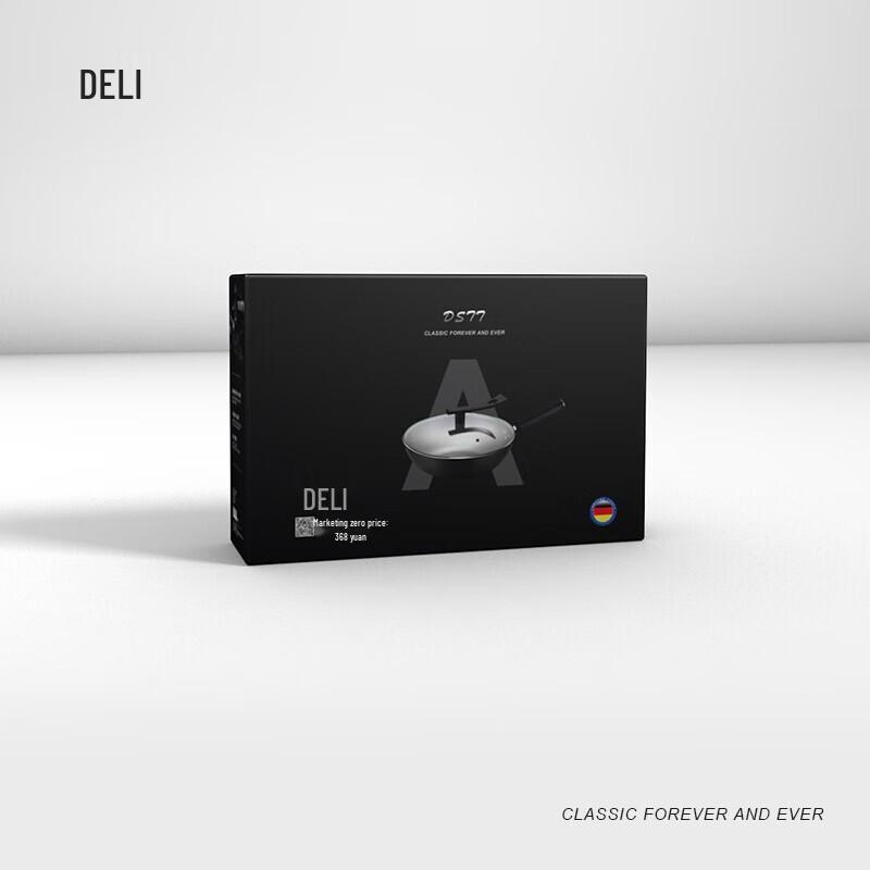 DStt 32cm Rust-Resistant Refined Iron Wok