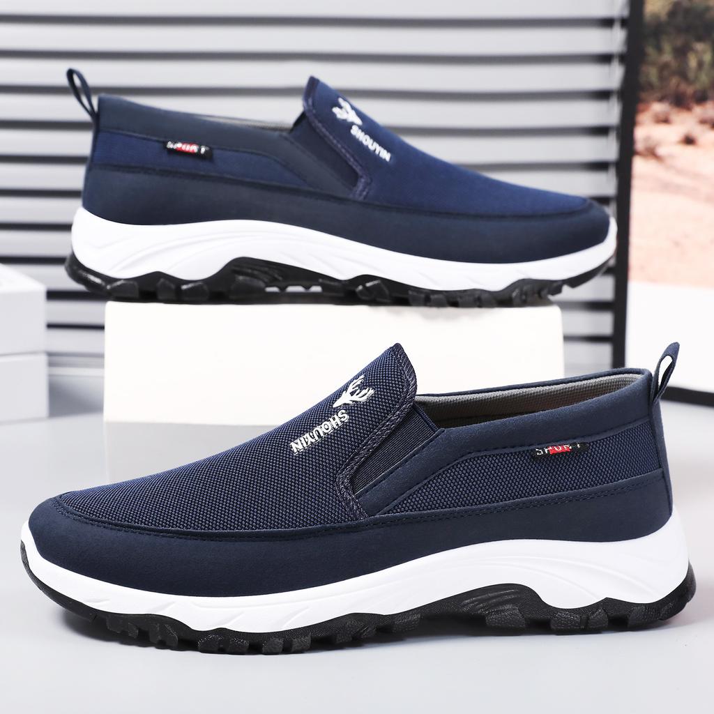 Cloth shoes spring new versatile men's shoes casual shoes breathable and non-smelly feet shoes men