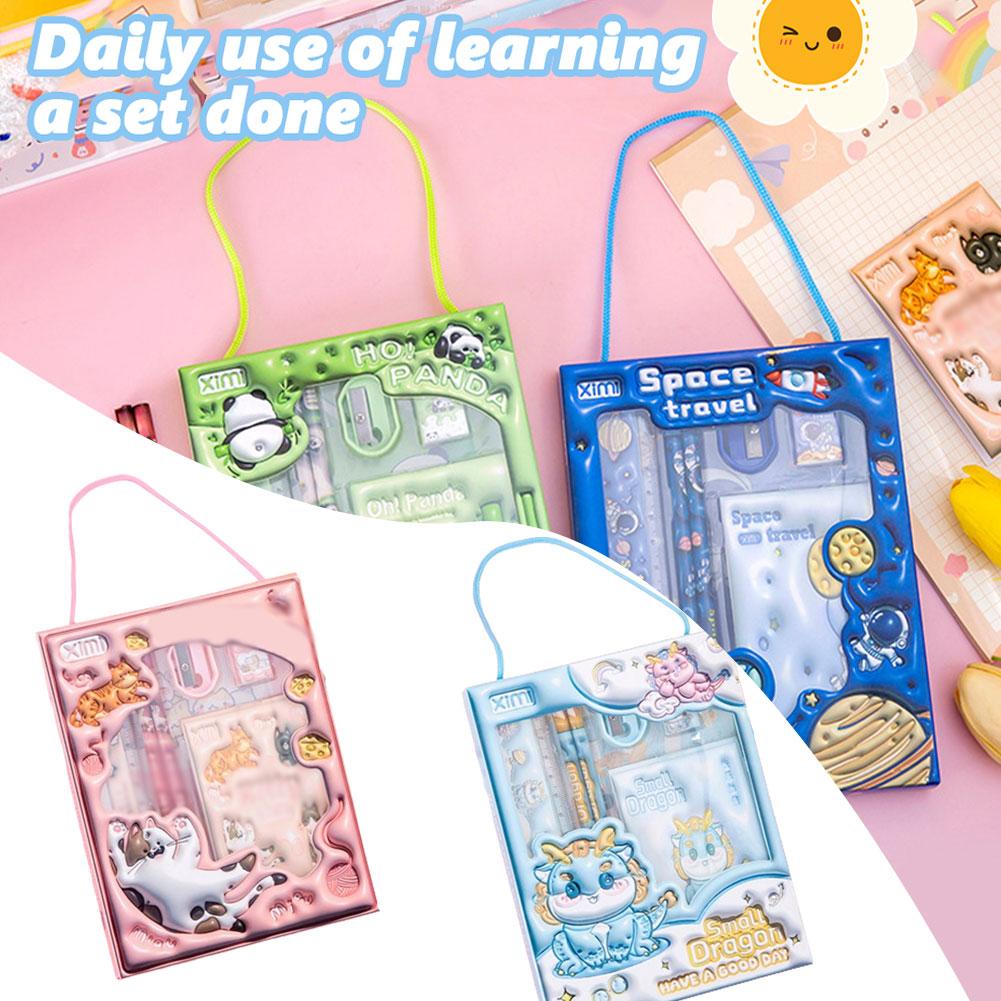 Stationery Set 6 In 1 Student Gift Pencil Set Study Stationery Set Perfect Gift Elementary Students And Kindergarten Children