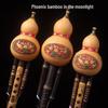 Purple Bamboo Dragon Carved Hulusi Flute