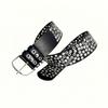 Heavy-Duty Design Rivet Wide Belt Personalized Retro-style Decorative Belt Punk Studded Belt  Jeans