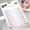 LuxeFlutter - Natural Fox Eye Cluster Low False Eyelashes