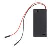 AA Battery Case with Switch and Leads New AA Battery Box 2 Cell / 4 Cell