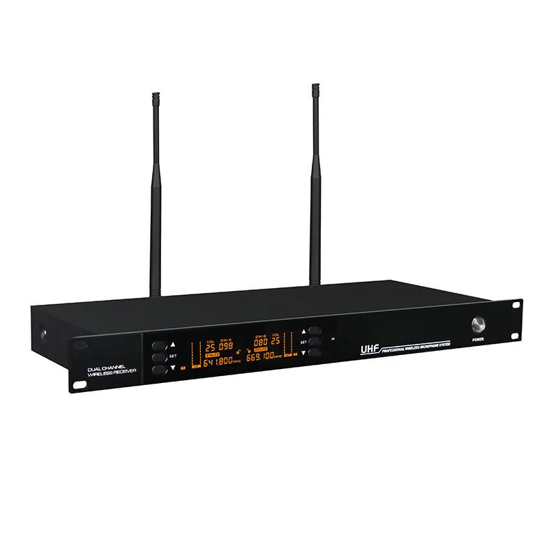 Xun Er Wei Professional Dual Wireless Conference Microphone System (CN version)