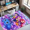 KPop Demon Hunters Pattern Rug, Indoor/Outdoor Mat, for Picnic, Gameroom, Bedroom, Office, Living Room, Home Decor Carpet, Birthday Gift