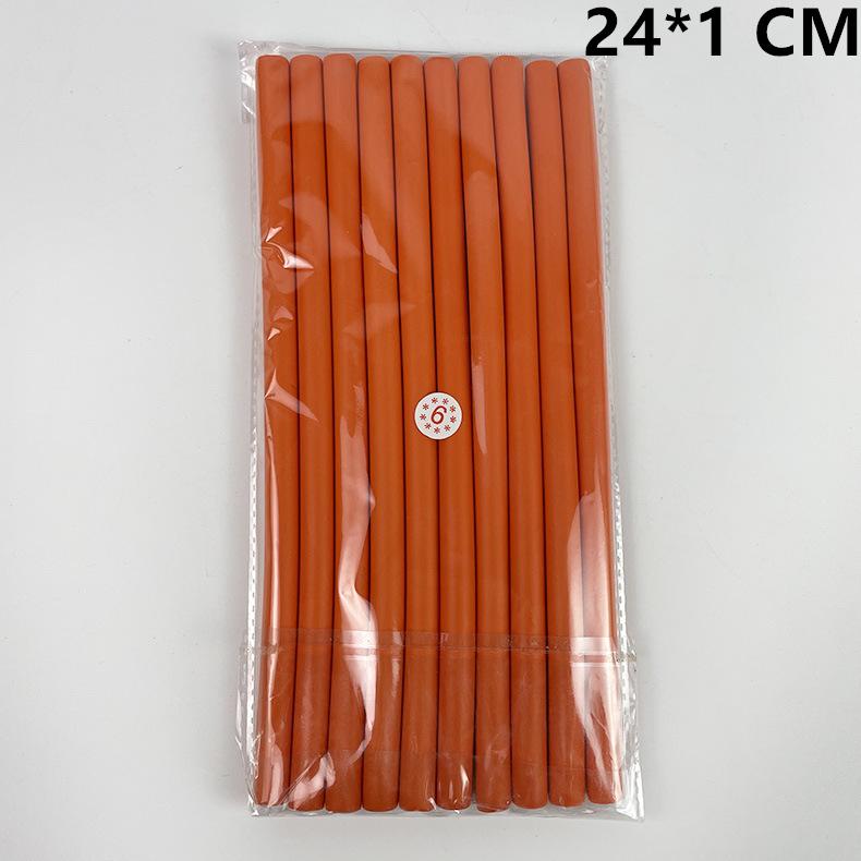 10-teiliges Set mit flexiblen Lockenstäben zum Lockendrehen, flexiblen Stäben, Lockenwicklern ohne Hitze, weicher Schaumstoff für kurzes, mittellanges und langes Haar