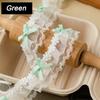 1yard Butterfly Knot Lace Embroidery Decorative Woven Tape Trim Ribbon Polyester Ribbon Fabric DIY Crafts Supply 3.8cm wide